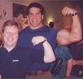 Jeff and Lou Ferrigno